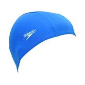 Speedo Junior Polyester Swim Cap - Blue image
