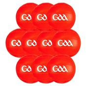 Score More Gaa Training Football | Size 5 | Pack Of 10 - Red