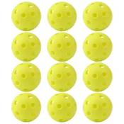 Franklin Indoor X-26 Pickleball 12 Pack - Yellow