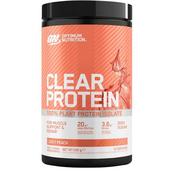 Optimum Nutrition Clear Protein 100% Plant Protein Isolate 280G | Juicy Peach - Black