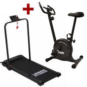 Urban Fitness Bike &amp; Treadmill Bundle - Black image