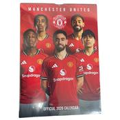 Manchester United Fc 2026 A3 Calendar - Red