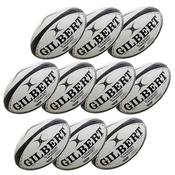 Gilbert G-Tr4000 Rugby Training Ball - Size 5 - Pack Of 10 - Black image