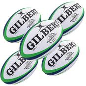 Gilbert Barbarian 2.0 Rugby Match Ball - Size 5 - Pack Of 5 - Green image