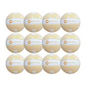 Michael Murphy Sports Quick Touch Football | U8-U10 | Pack  Of 12 - Orange