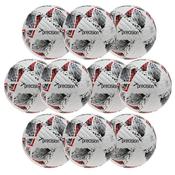 Precision Fusion+ Fifa Basic Training Ball 10 Pack Size 5 - White/Red image