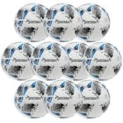 Precision Fusion+ Fifa Basic Training Ball 10 Pack Size 5 - White/Blue image