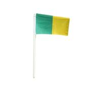 Michael Murphy Pitch Flag Set On Poles (28) - Green/Amber
