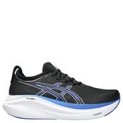Asics Mens Gel-Nimbus 27 Running Shoe - Black/Blue - 9