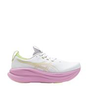 Asics Womens Gel-Nimbus 28 Running Shoe - White/Pink - 6 image