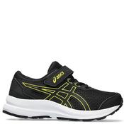 Asics Kids Contend 8 Ps Running Shoes - Black/Yellow - K10 image