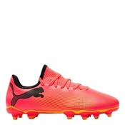 Puma Kids Future 7 Play Football Boots | Fg - Pink - K10 image