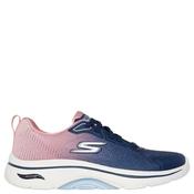 Skechers Womens Go Walk Arch Fit 2.0 - Navy/Pink - 6
