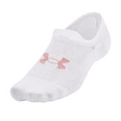Under Armour Essential Ultra Low Socks 3 Pack - White - 13/4 image