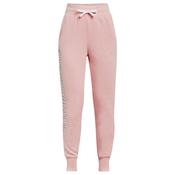 Under Armour Girls Rival Fleece Joggers - Pink - 5/6Y image