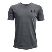 Under Armour Kids Sportstyle T-Shirt - Grey - 6/7Y image