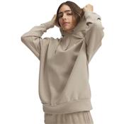 Under Armour Womens Icon Fleece Os Hoodie - Brown - M image