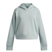 Under Armour Girls Rival Fleece Hoodie - Blue - 7/8Y image