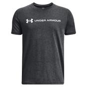 Under Armour Boys Logo Woodmark Tshirt - Black - 4/6Y
