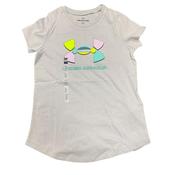 Under Armour Girls Colorblock T-Shirt - Grey - 4/5Y image