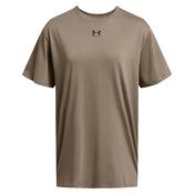 Under Armour Womens Campus Oversized Short Sleeve Top - Brown - S