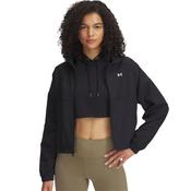 Under Armour Womens Rival Woven Jacket - Black - Black - S image
