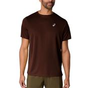 Asics Mens Core Ss Top - Brown - L