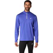 Asics Mens Core Long Sleeve 1/2 Zip Winter Top - Blue - S