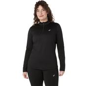Asics Womens Core Long Sleeved 1/2 Zip Winter Top - Black - S image