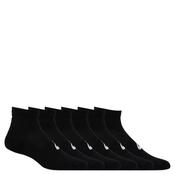 Asics Quarter Socks | 6 Pack - Black - 5.5/8