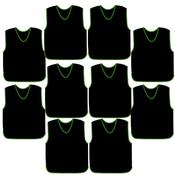 Precision Mesh Training Bib | Black | 10 Pack | Size - 26/28