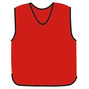 Precision Mesh Training Bib | Red | Size - 26/28