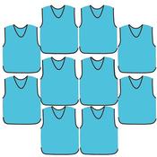 Precision Mesh Training Bib | Sky Blue | 10 Pack | Size - 26/28