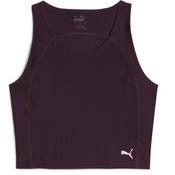 Puma Womens Run Ultraform Crop Tank Top - Purple - L image