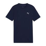 Puma Kids Tad Essential Small Logo Tee - Navy - 5/6Y image