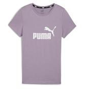 Puma Girls Essential Logo T-Shirt - Purple - 5/6Y image