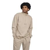 Umbro Mens Rlxd 1/4 Zip Fleece - Brown - Xl image