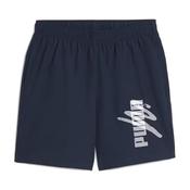 Puma Kids Essential Logo Lab Woven Short - Navy - 7/8Y