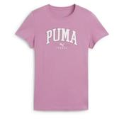 Puma Girls Squad Tee - Pink - 7/8Y image