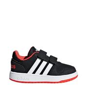 Adidas Infant Hoops 2.0 Trainers - Black - 4