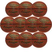 Midwest Pro League Basketball Pack Of 10 - Tan - 6