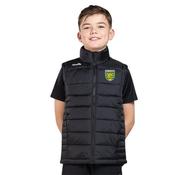 Oneills Kids Donegal Gaa Andy 069 Padded Gilet - Black - 5/6Y image