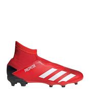 Adidas Kids Predator 20.3 Laceless Football Boots | Fg - Red - 10