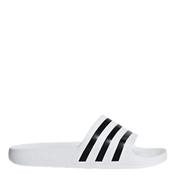 Adidas Womens Adilette Aqua Sliders - White - 6