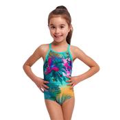 Funkita Toddler Girls Printed One Piece The Beach - Multi - 1Y image