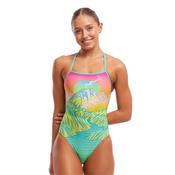 Funkita Womens Strapped In One Piece Candy Climb Swimsuit - Multi - 8 image