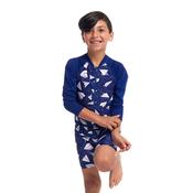 Funky Trunks Toddler Boys Go Jump Suit Paper Plain - Multi - 1Y image