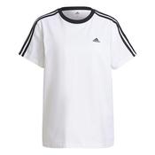 Adidas Womens Essentials 3 Stripe T-Shirt - White - L image