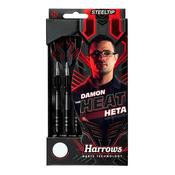 Harrows Damon Heta Natural Quick Point 90% Steel Tip Dart - Black/Red - 23G image