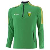 O' Neills Adults Donegal Hydra 184 Brush Half- Zip Top Pockets - Green - Xl image